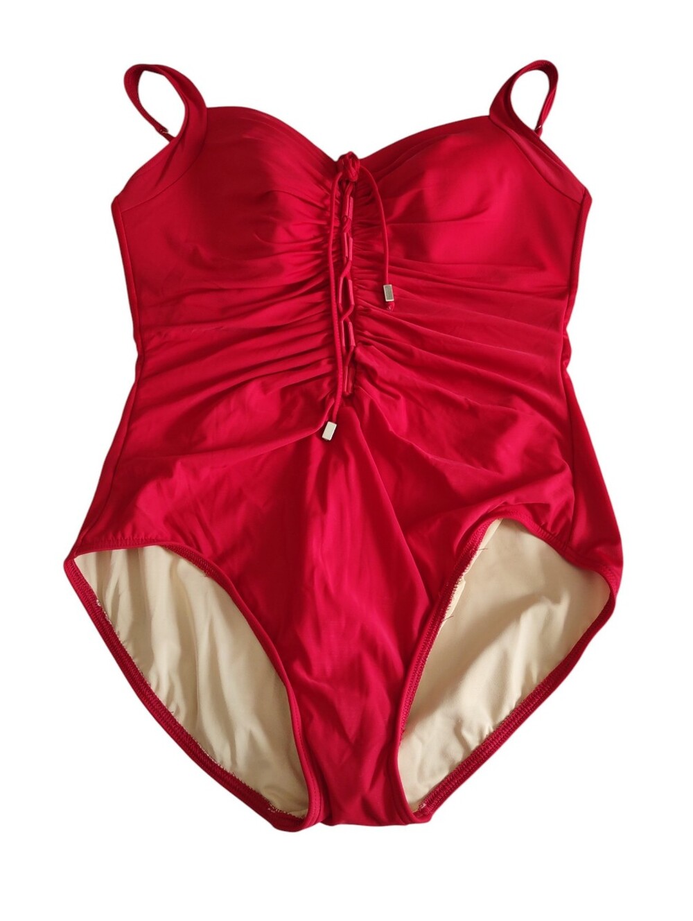 Miraclesuit Red One Piece Swimsuit